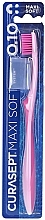 Зубная щетка "Maxi Soft 0.10" мягкая, розовая - Curaprox Curasept Toothbrush — фото N2