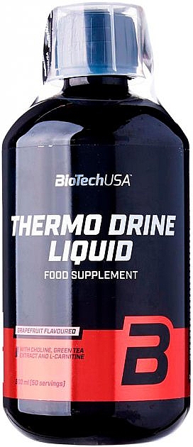 Рідкий жироспалювач "Грейпфрут" - BioTechUSA Thermo Drine Liquid Food Supplement — фото N1