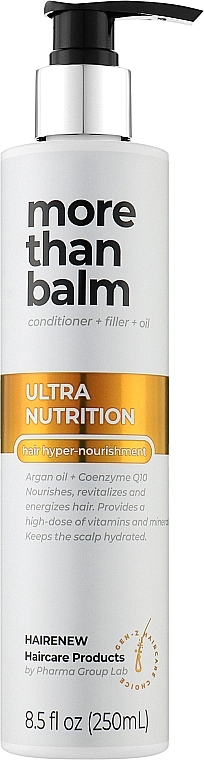 Бальзам для волосся "Гіперживлення від коренів до кінчиків" - Hairenew Ultra Nutrition Balm Hair — фото N2