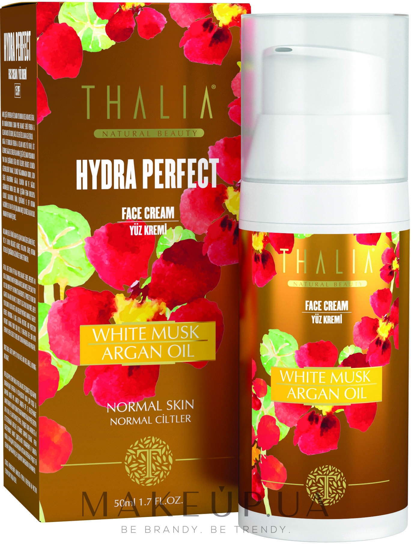 Thalia Hydra Perfect White Musk Argan Oil Face Cream SPF15 - Омолаживающий  крем для лица с белым мускусом и арганой: купить по лучшей цене в Украине