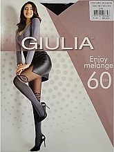 Колготи для жінок "Enjoy Melange. Model 3" 60 Den, dark grey melange - Giulia — фото N1