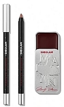 Духи, Парфюмерия, косметика Набор - Sheglam Marilyn Monroe Vintage Lip Duo So Are Regrets (lipstick+lip/pencil)