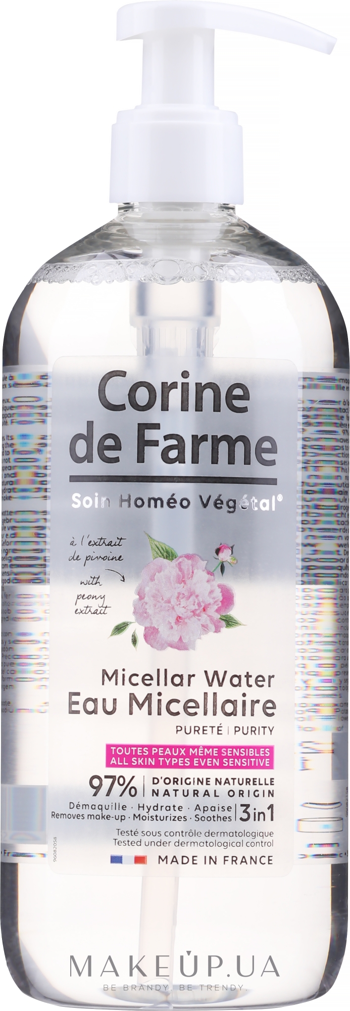 Міцелярна Вода - Corine de Farme Purity Micellar Water — фото 500ml