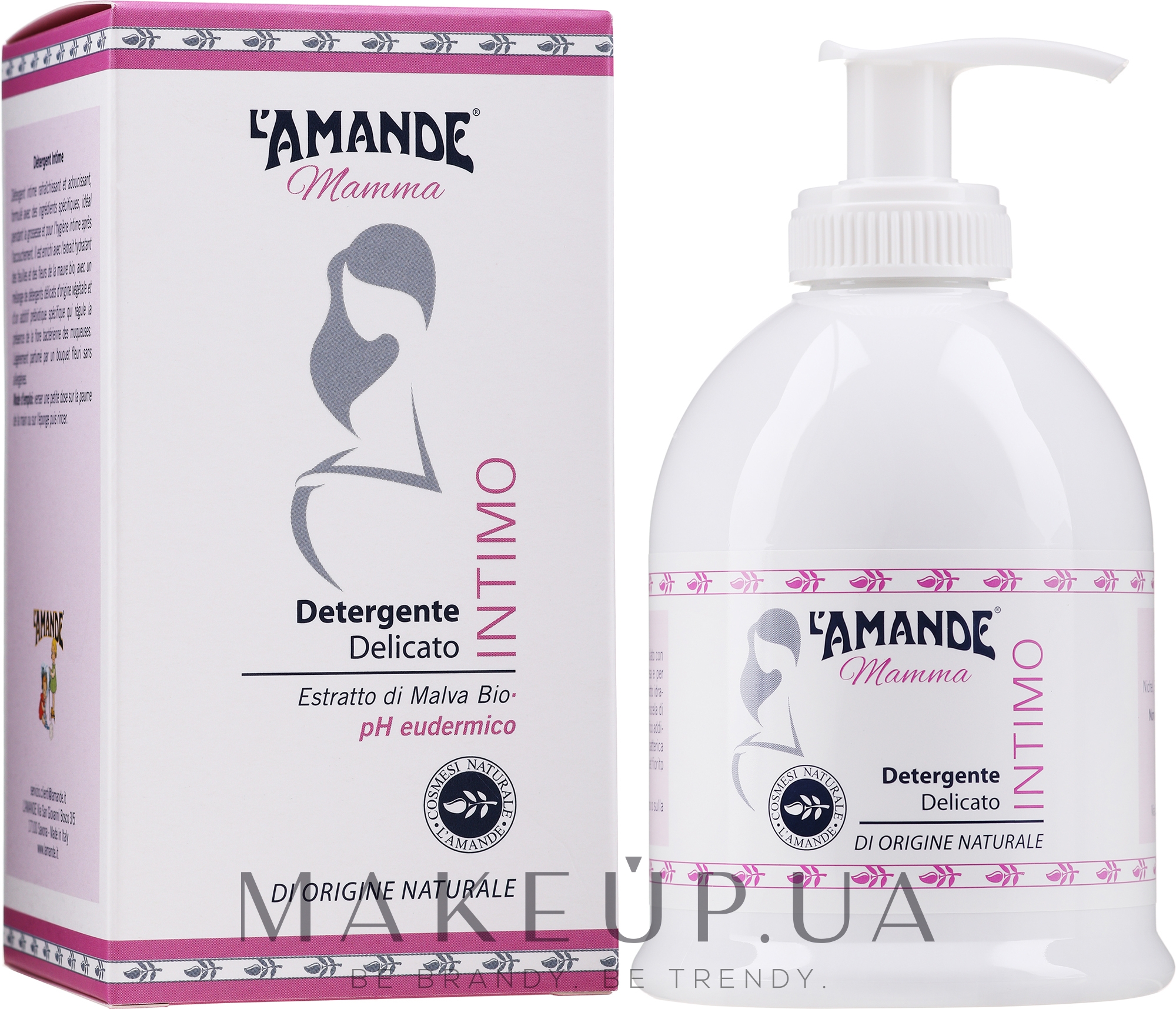 Био-гель для интимной гигиены - L'Amande Mamma Mallow Bio Intimate Wash — фото 250ml
