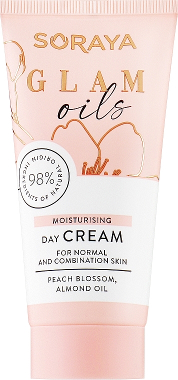 Зволожувальний денний крем для нормальної й комбінованої шкіри обличчя - Soraya Glam Oils Moisturising Day Cream