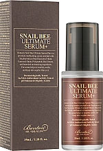 Концентрована сироватка з муцином равлика та бджолиним ядом - Benton Snail Bee Ultimate Serum — фото N2