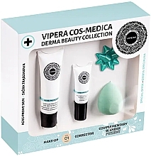 Набор - Vipera Cos-Medica Derma Beauty Collection Set 01 Light (foundation/25ml + concealer/8ml + sponge) — фото N1