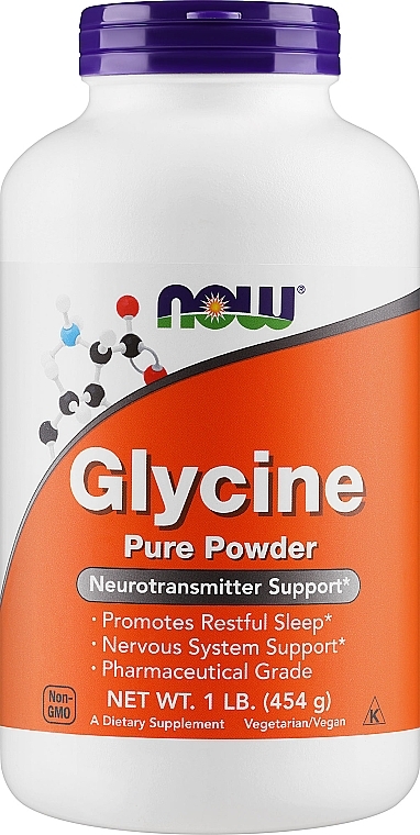 Аминокислота "Глицин", в порошке - Now Foods Glycine Pure Powder