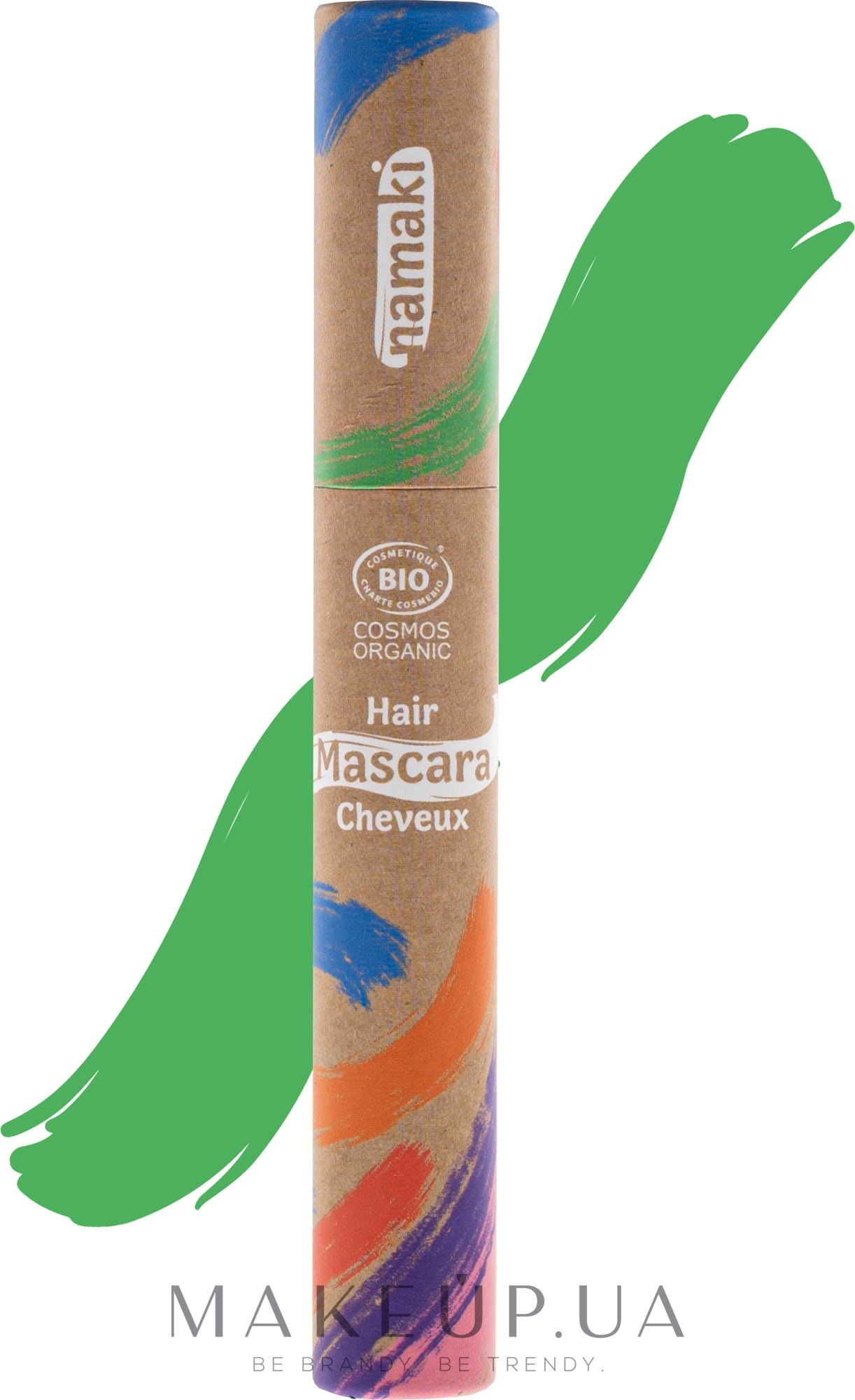 Дитяча туш для волосся - Namaki Hair Mascara Kraft Box — фото Green