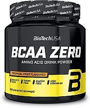 Комплекс амінокислот у порошку "Тропічні фрукти" - BioTechUSA BCAA Zero Tropical Fruit Amino Acid Drink Powder — фото N1