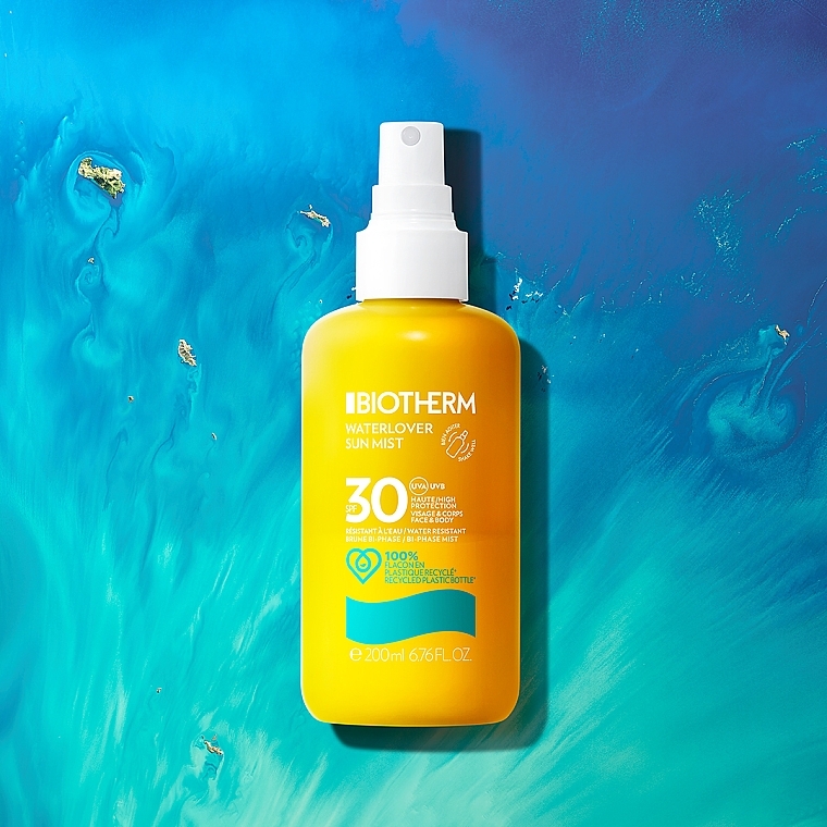 Сонцезахисний спрей для тіла й обличчя SPF30 - Biotherm Waterlover Sun Mist SPF30 — фото N2