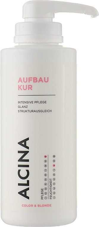 Маска восстанавливающая для сильно поврежденных волос - Alcina Color & Blonde Aufbau-Kur Restorative Mask — фото N1