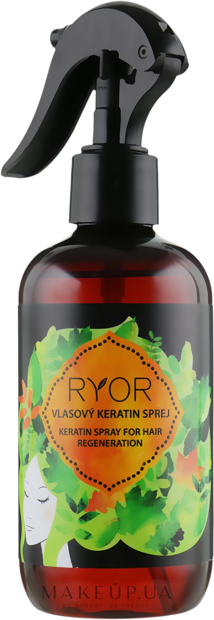Кератин-спрей для волосся - Ryor Keratin Spray For Hair Regeneration — фото 250ml
