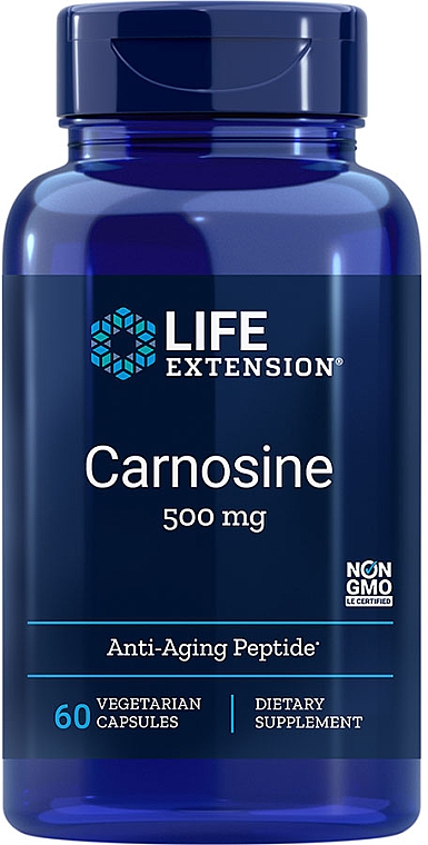 Харчові добавки "Карнозин" - Life Extension Carnosine, 500 mg — фото N1