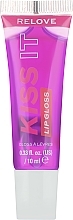 Духи, Парфюмерия, косметика Блеск для губ - Relove By Revolution Kiss Lip Gloss