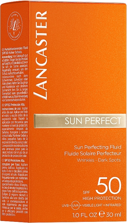 Солнцезащитный флюид для лица - Lancaster Sun Perfect Sun Perfecting Fluid SPF 50 — фото N3