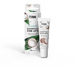 Парфумерія, косметика Зволожувальний бальзам для губ "Кокос" - Tink Superfood For Lips Coconut