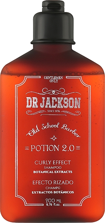 Шампунь для кучерявых волос - Dr Jackson Gentlemen Only Potion 2.0 Curly Effect Shampoo — фото N1
