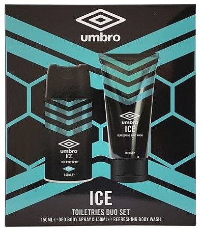 Umbro Ice - Набор (deo/150ml + sh/gel/150ml) — фото N1