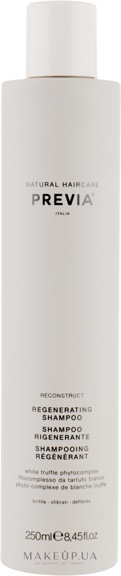 Шампунь филлер с белым трюфелем - Previa White Truffle Filler Shampoo — фото 250ml