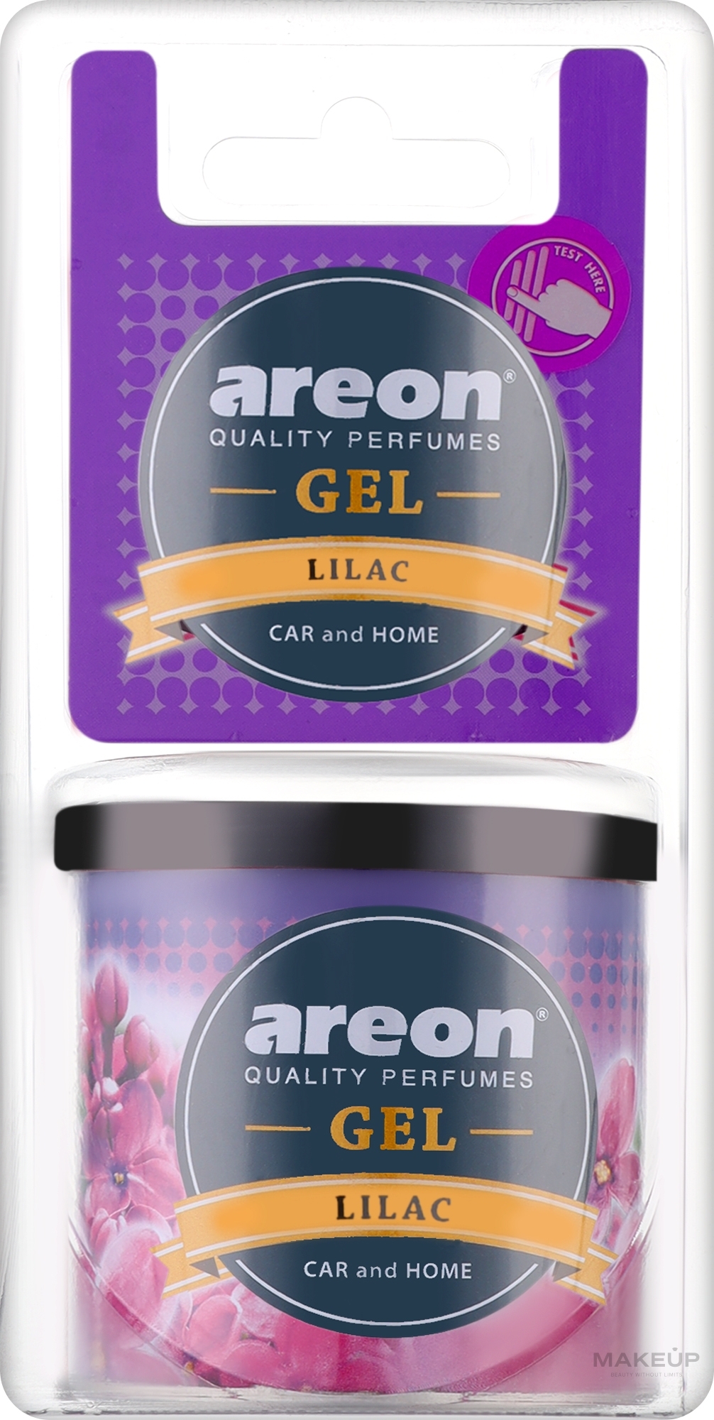Ароматизированный гель в блистере "Сирень" - Areon Gel Can Blister Lilac  — фото 80g