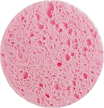 Спонж для умывания целлюлозный, SPO-05, розовый - Lady Victory — фото N1