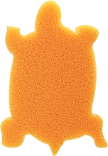 Духи, Парфюмерия, косметика Детская мочалка для ванной, оранжевая черепаха - Grosik Camellia Bath Sponge For Children