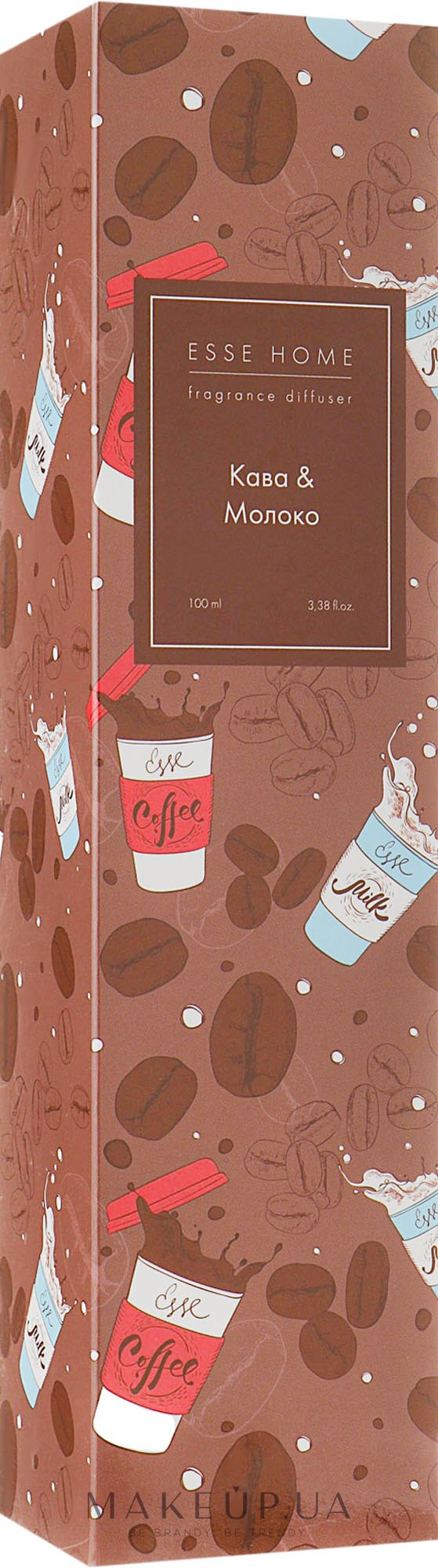 Аромадифузор "Кава і молоко" - ESSE Home Fragrance Diffuser — фото 100ml