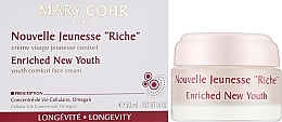 Крем для лица "Новая молодость" для сухой кожи - Mary Cohr Nouvelle Jeunesse Riche — фото N2