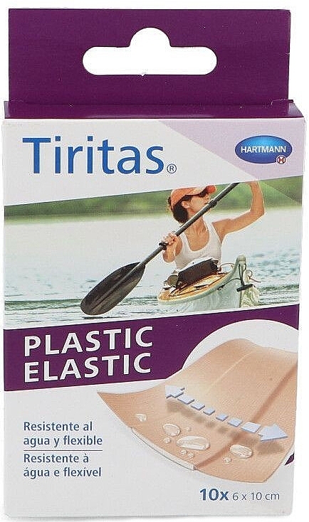 Пластмасові еластичні лейкопластирі - Hartmann Tiritas Plastic Elastic — фото N1