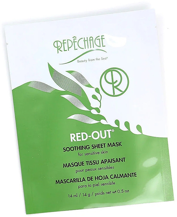 Успокаивающая листовая маска - Repechage Red-Out Soothing Sheet Mask — фото N1
