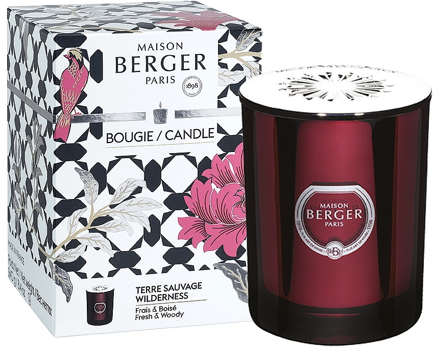 Maison Berger Prisme Garnet Wilderness - Ароматическая свеча  — фото N1