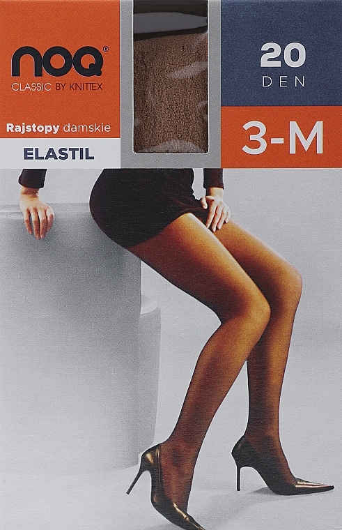 Колготки для женщин "Elastil" 20 Den, Beige - Knittex — фото N2