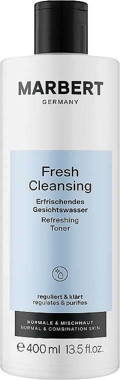 Тоник для нормальной и комбинированной кожи - Marbert Fresh Cleansing Erfrischendes Gesichtswasser — фото N1