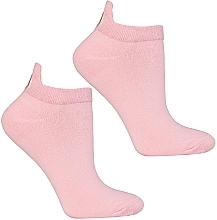 Женские носки с вышивкой, 1 пара, розовые с ромашкой - Moraj — фото N1
