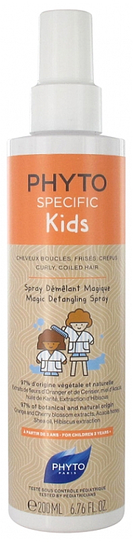 Распутывающий спрей для волос - Phyto Specific Kids Magic Detangling Spray — фото N1