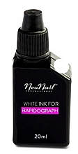 Парфумерія, косметика Чорнила для рапідографу, білі - NeoNail Professional White Ink For Rapidograph