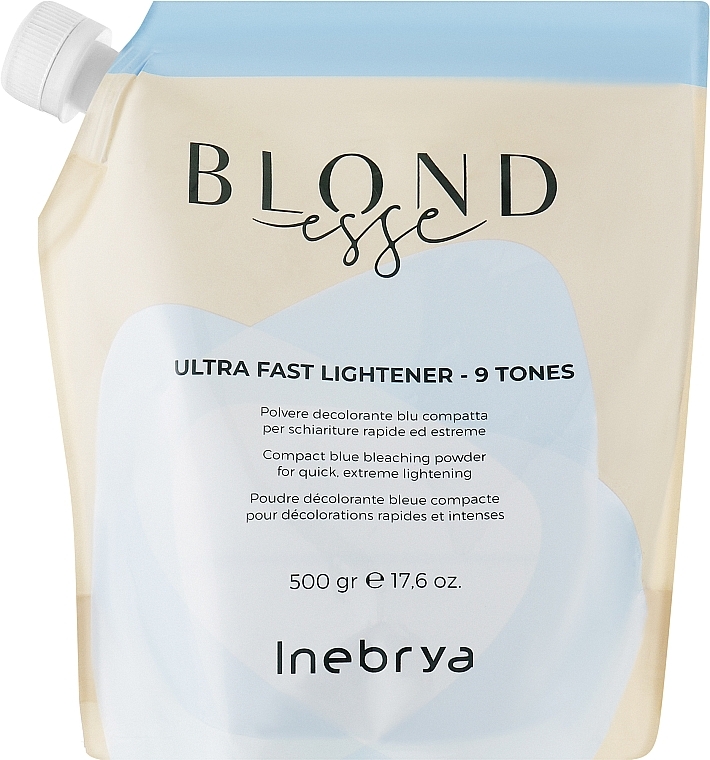 Осветляющая синяя пудра для волос - Inebrya Blondesse Ultra Fast Lightener 9 Tones — фото N1