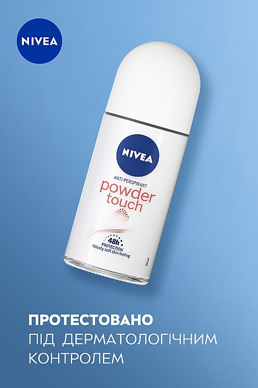 Антиперспирант "Прикосновение пудры", шариковый - NIVEA PowderTouch Anti-Perspirant — фото N3