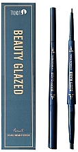 Духи, Парфюмерия, косметика Карандаш для бровей - Beauty Glazed Double Head Eyebrow Pencil