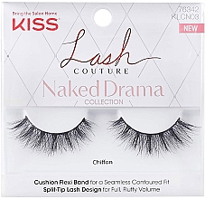 Парфумерія, косметика Накладні вії - Kiss Lash Couture Naked Drama Collection Chiffon