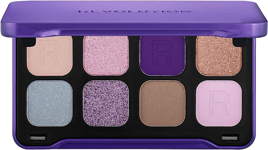 Палетка тіней для повік, 8 кольорів - Makeup Revolution Forever Flawless Dynamic — фото N3