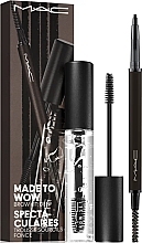 Духи, Парфюмерия, косметика Набор - MAC Made To Wow Brow Kit Deep (b/gel/8g + b/pencil/0.09g)