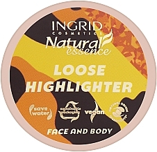 Хайлайтер рассыпчатый для лица и тела - Ingrid Cosmetics Natural Essence Loose Highlither — фото N1