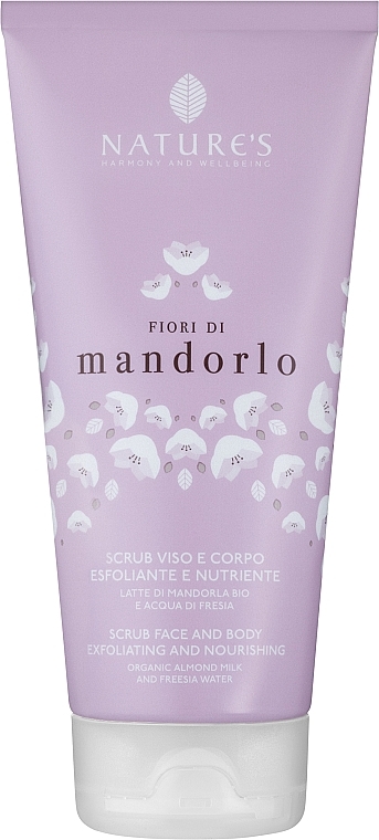 Nature's Fiori di Mandorlo Scrub Face And Body - Скраб для обличчя й тіла — фото N1