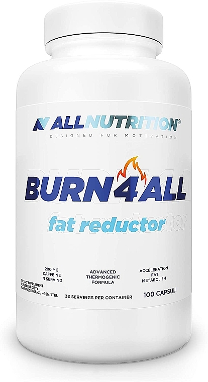 Жироспалювач - Allnutrition Burn4All Fat Reductor — фото N1