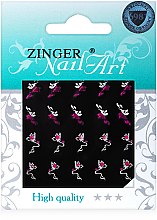 Духи, Парфюмерия, косметика Наклейки для дизайна ногтей, fda-215 - Zinger Nail Art Sticker