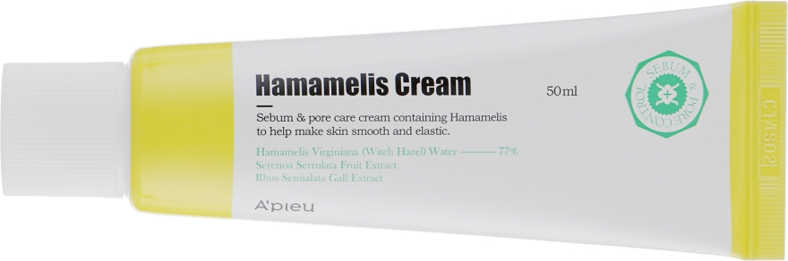 Крем для лица с экстрактом гамамелиса - A'pieu Hamamelis Cream — фото N2
