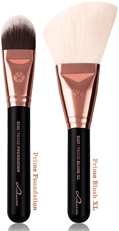 Набор кистей для макияжа, 10 шт - Luvia Cosmetics Black Diamond Brush Expansion Set — фото N4
