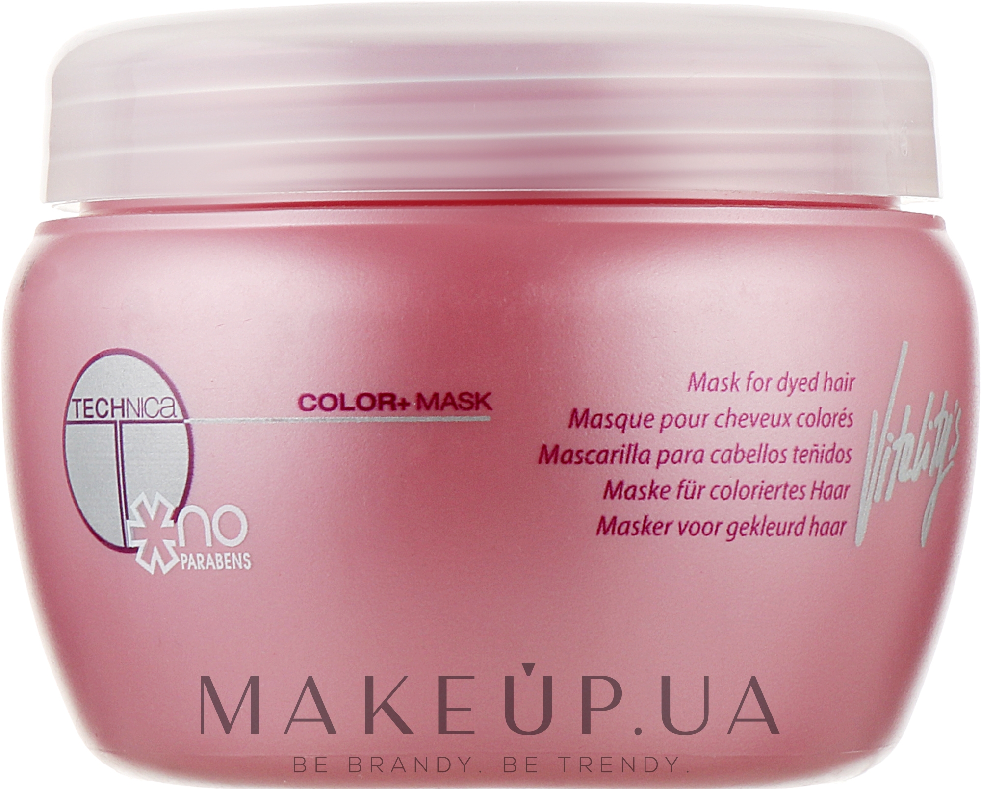 Маска для догляду за фарбованим волоссям - vitality's Technica Color+ Mask — фото 200ml